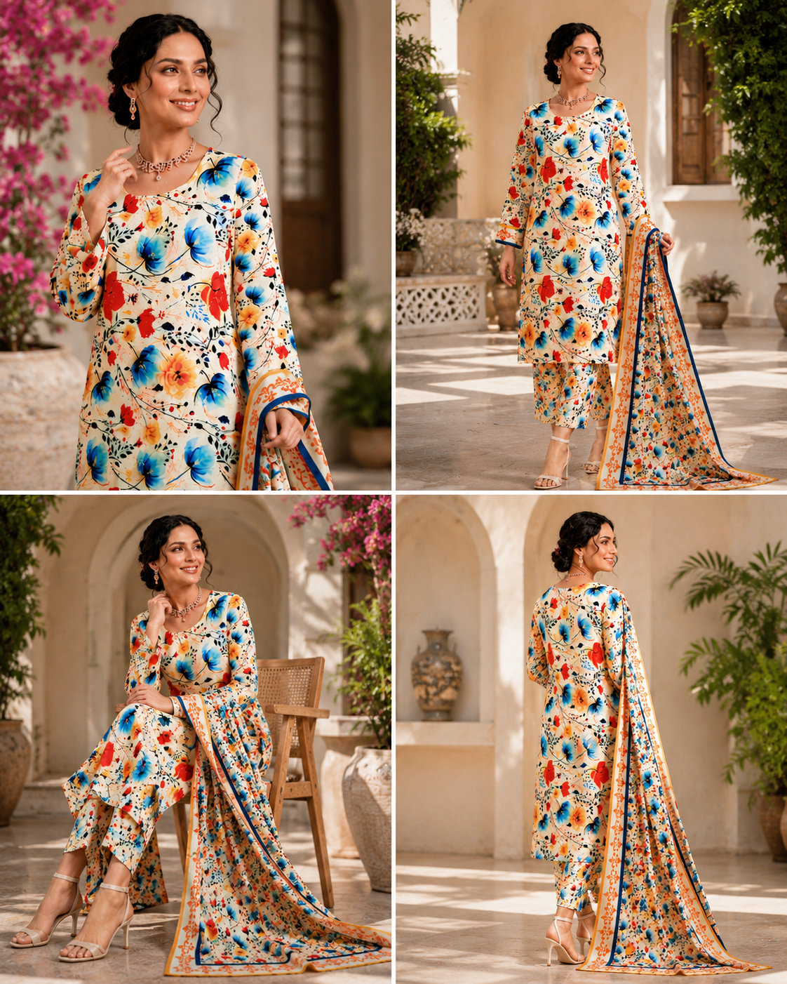 3-Piece Lawn Suit – ZARDOZI DARBAR