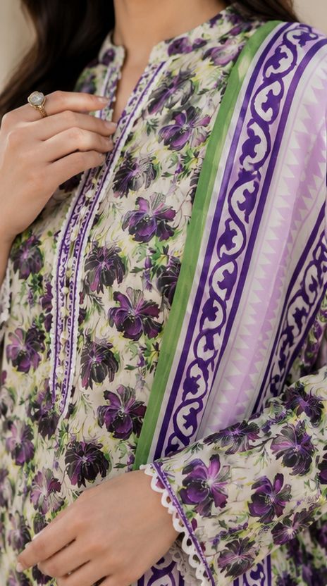 ZARDOZI DARBAR | 3-Piece Unstitched Lawn Suit