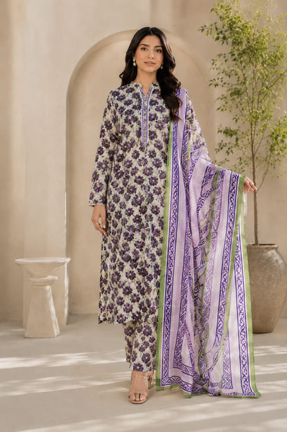 ZARDOZI DARBAR | 3-Piece Unstitched Lawn Suit