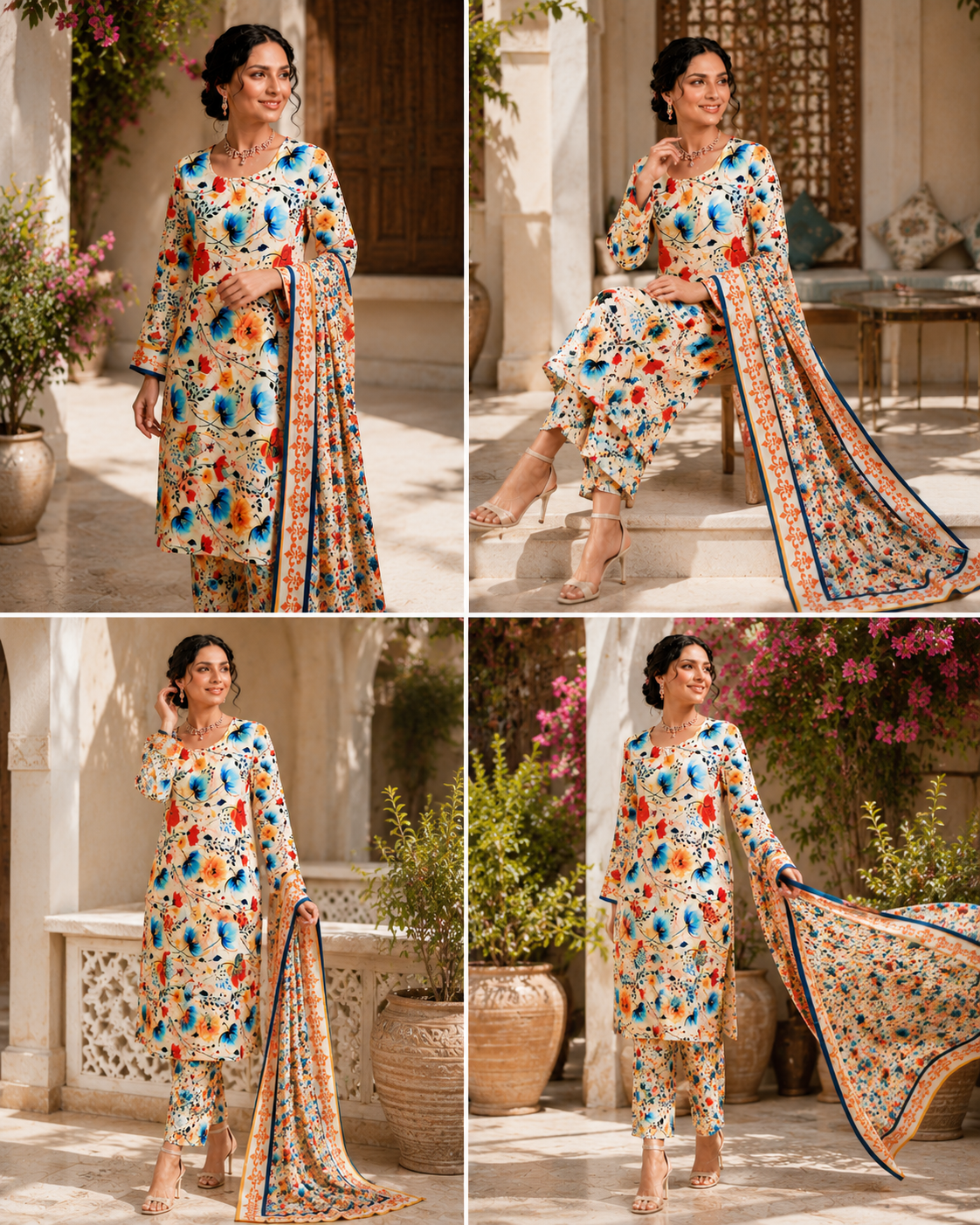 3-Piece Lawn Suit – ZARDOZI DARBAR